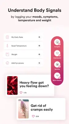 Period Diary Ovulation Tracker android App screenshot 1