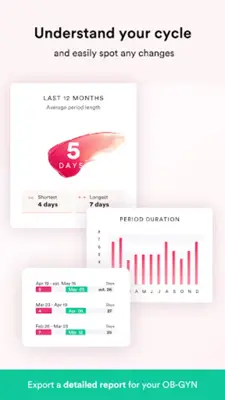 Period Diary Ovulation Tracker android App screenshot 3